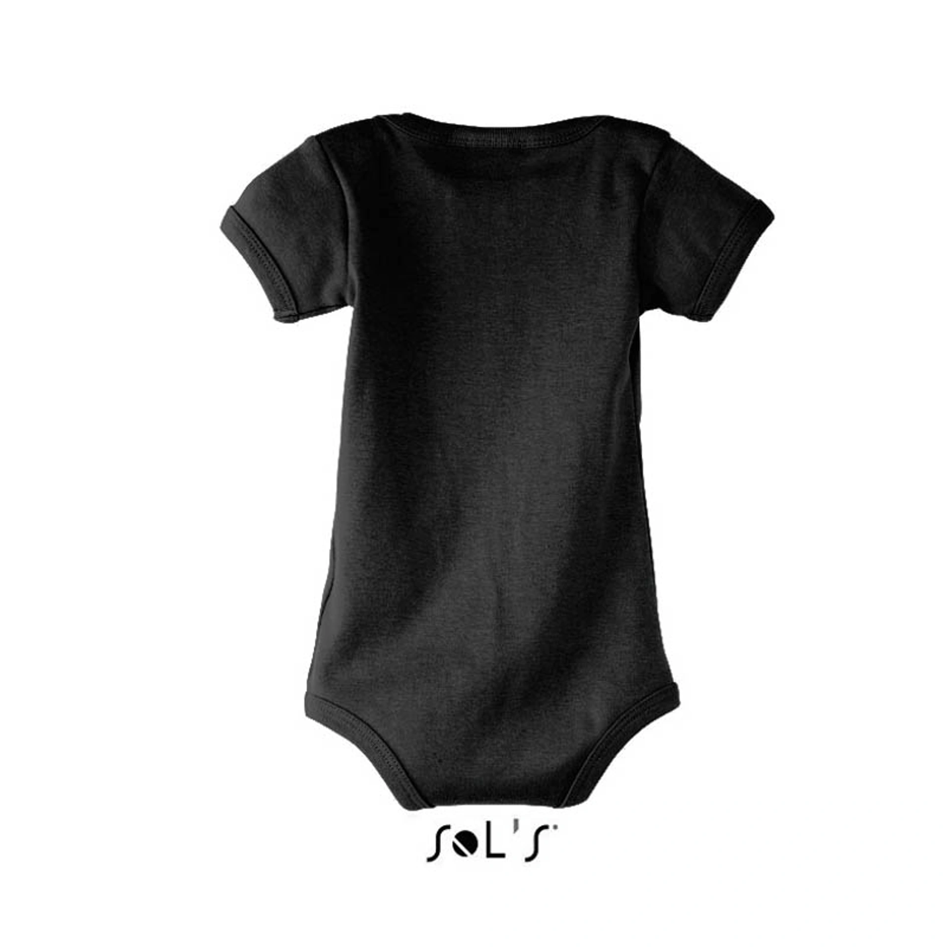 Боді дитячий SOL'S Bambino - Чорний / 3/6M