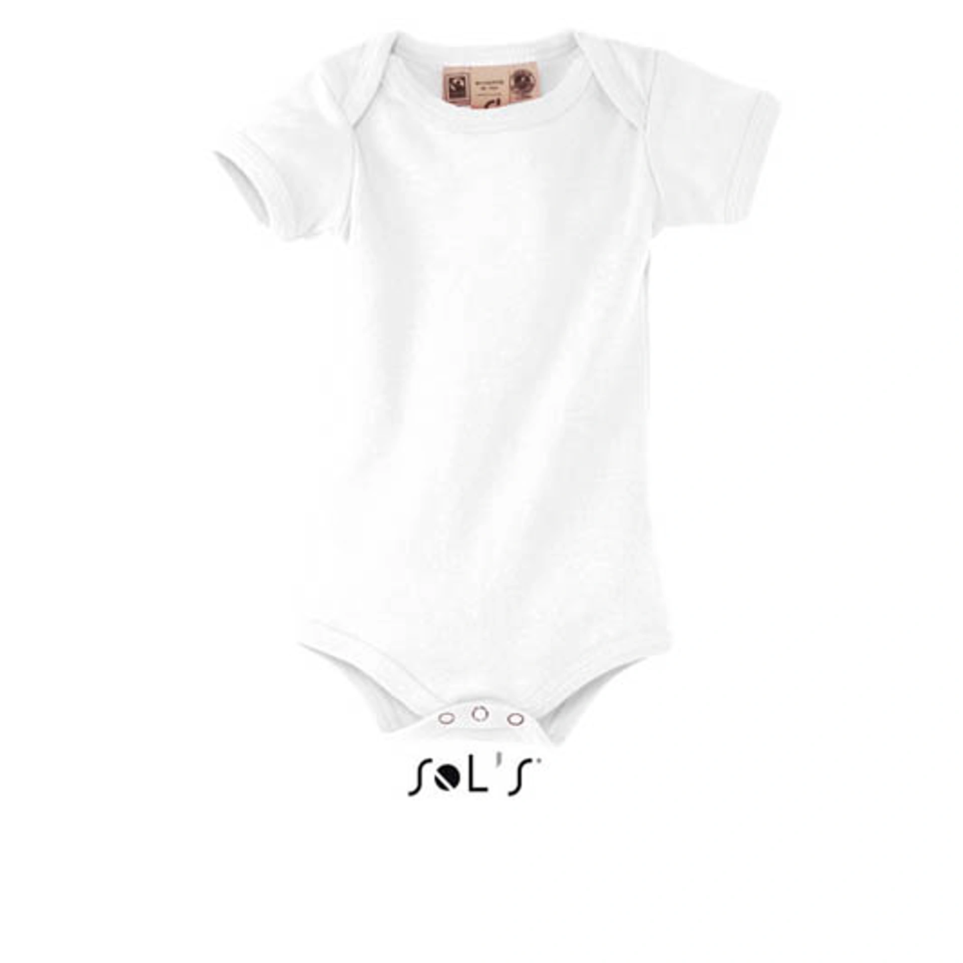Боді для немовлят SOL'S Organic Bambino - Білий / 3/6M