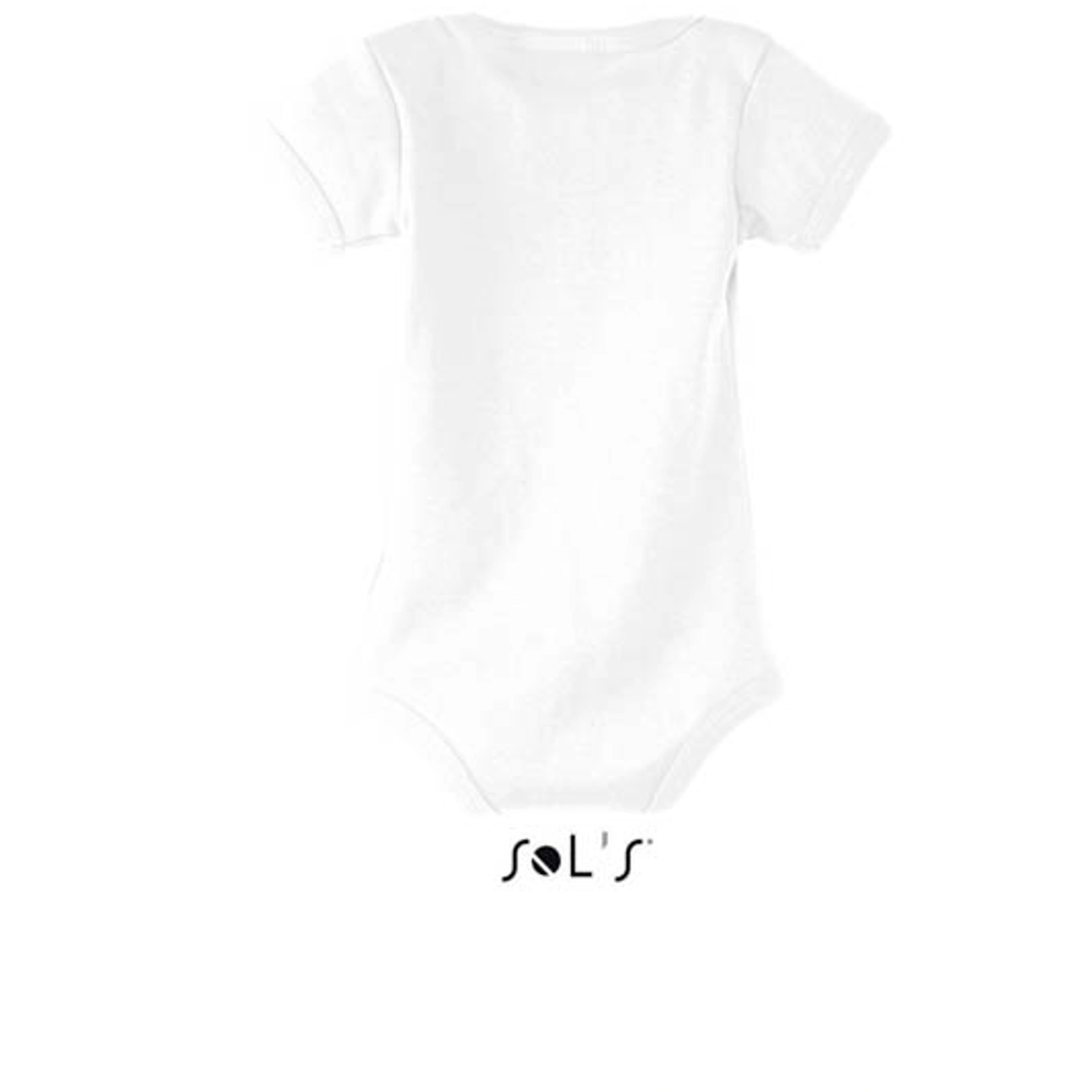 Боді для немовлят SOL'S Organic Bambino - Білий / 3/6M