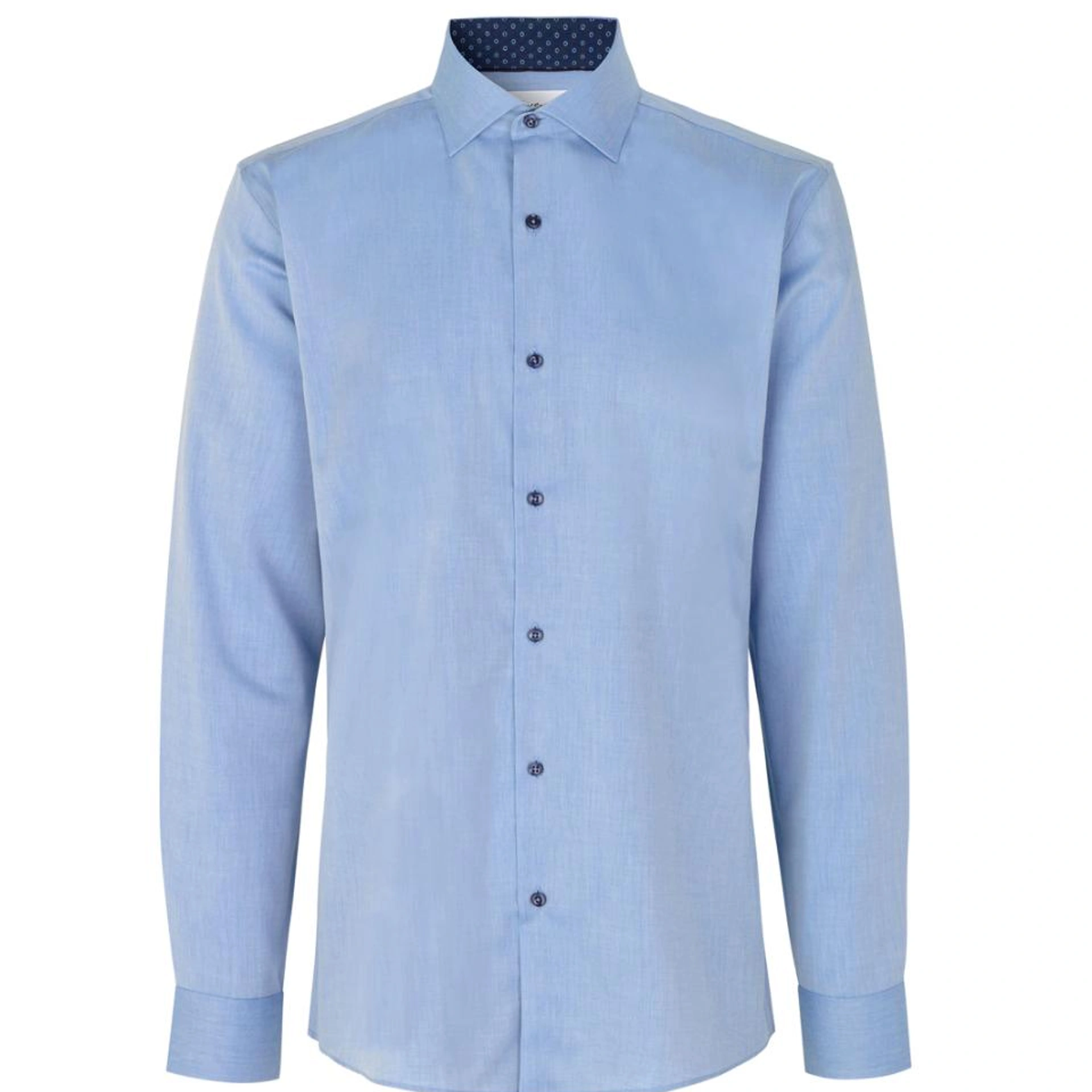 Сорочка чоловіча Seven Seas Fine Twill Virginia Modern Fit - Блакитний / 2XL