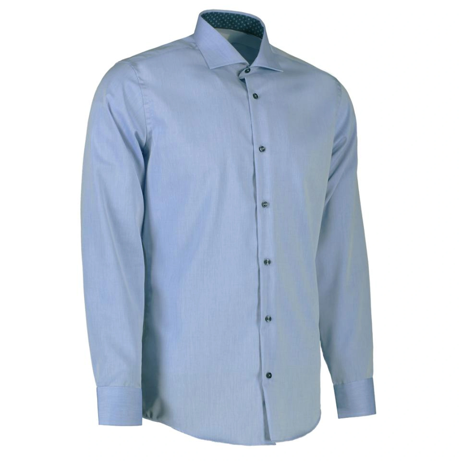 Сорочка чоловіча Seven Seas Fine Twill Virginia slim - Блакитний / 2XL
