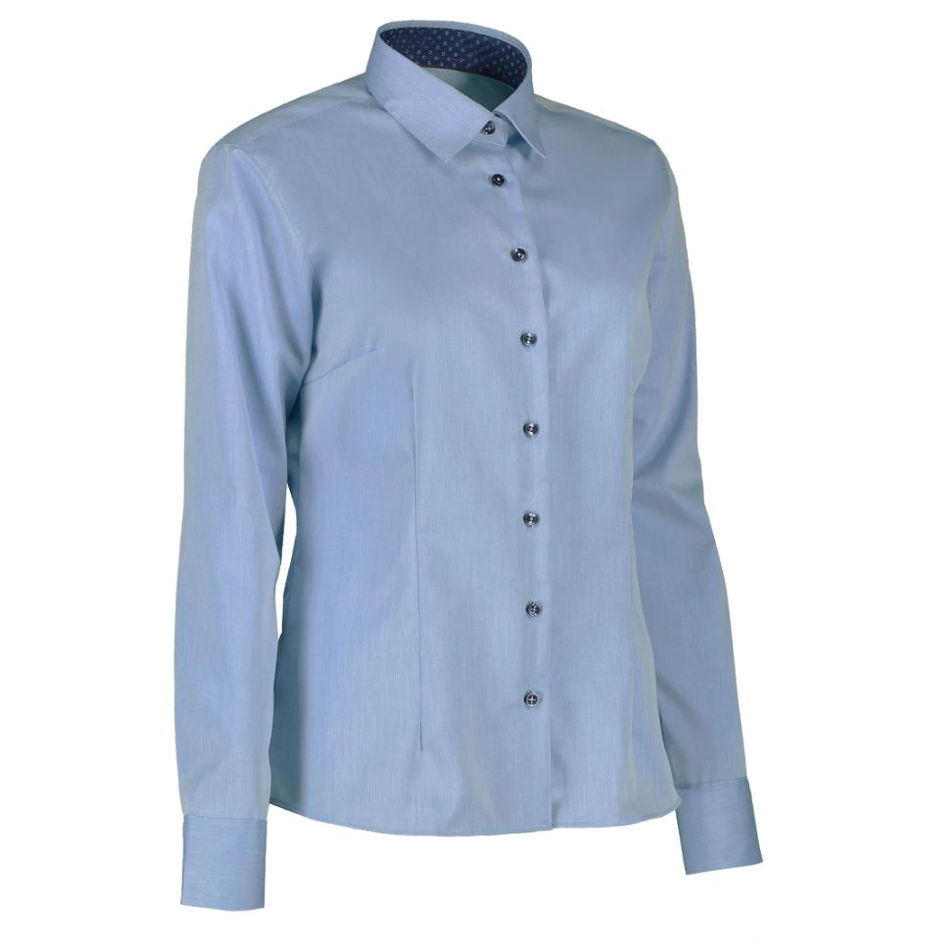 Сорочка жіноча Seven Seas Fine Twill Virginia Modern Fit - Блакитний / 2XL